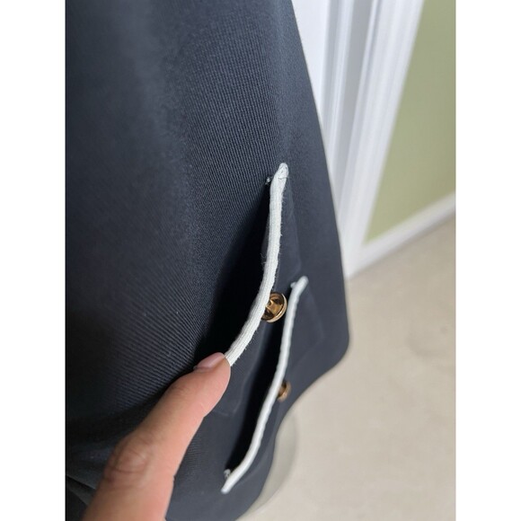 Tuckernuck XL Dress Black knit  Francoise Mini Mod Stretch Minimalist Career - Picture 6 of 11